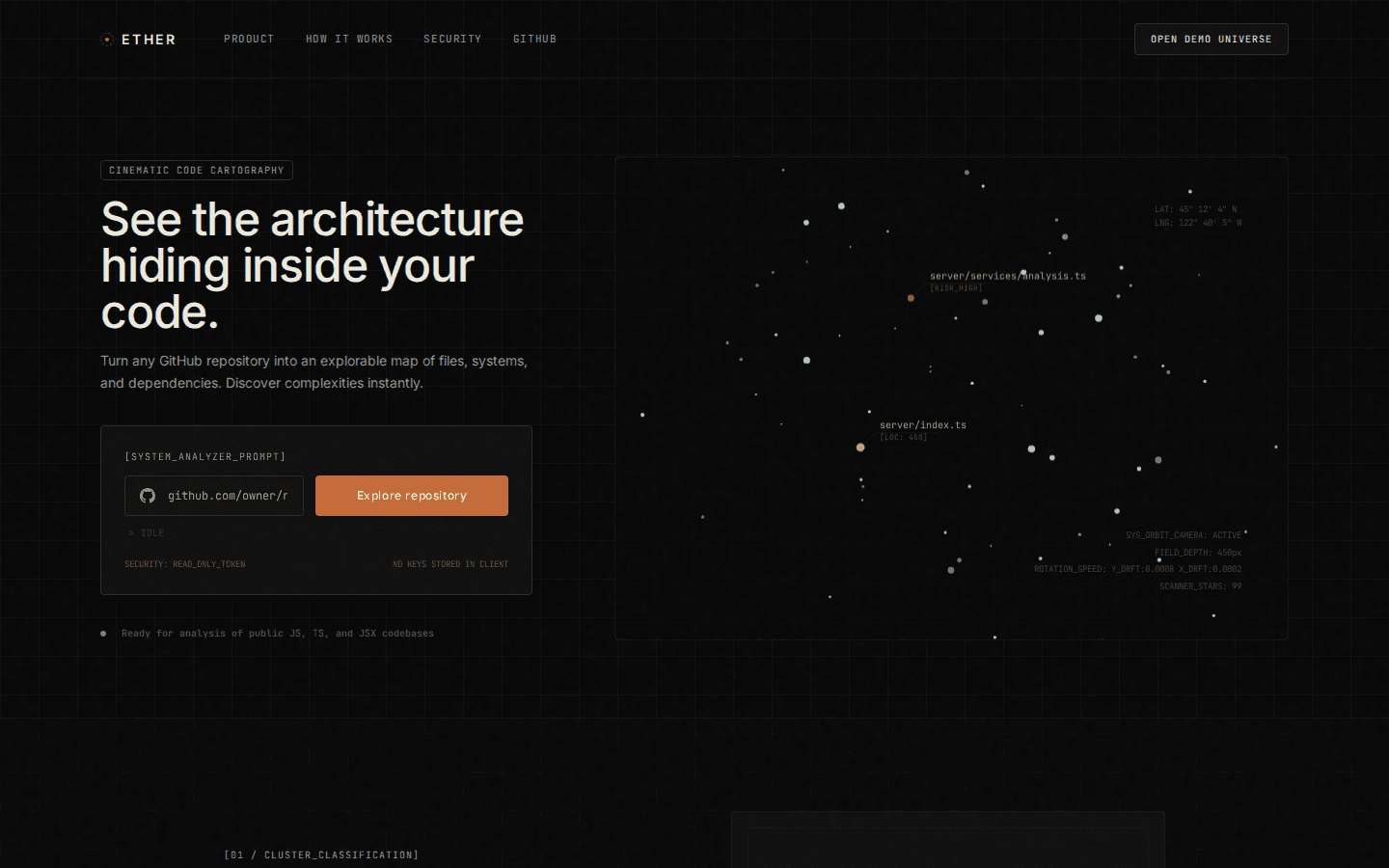 ETHER screenshot 1